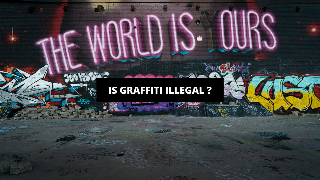 Is Graffiti Illegal ? - Luxury Art Canvas