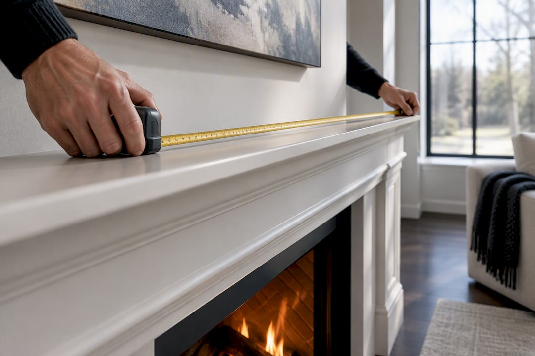 Mantel Math for Homeowners: Exact Art Widths for 48, 60, 72 in Mantels - Luxury Art Canvas