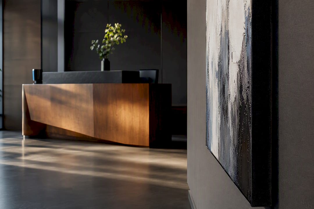 Shipped in Days: US Made Reception Area Wall Art for Offices - Luxury Art Canvas