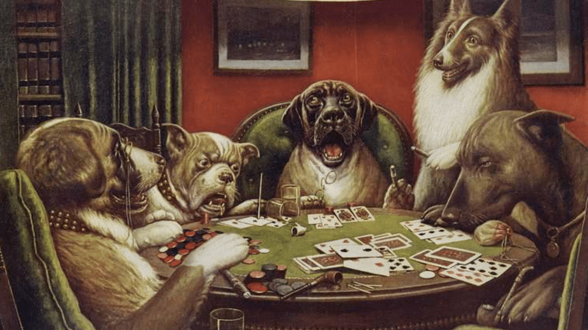 Who Painted Dogs Playing Poker? - Luxury Art Canvas