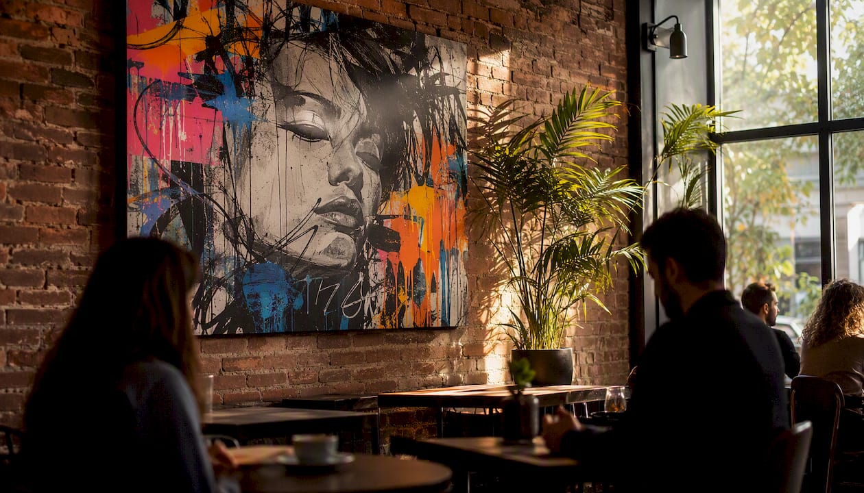 Why Bold Art Suits Hospitality Business Interiors - Luxury Art Canvas