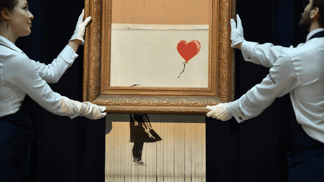 Why Did Banksy Shred His Painting ? - Luxury Art Canvas