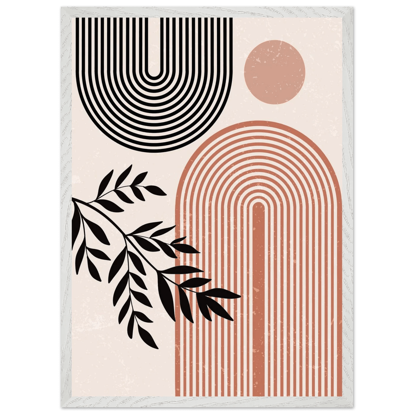 Abstract Arches Minimalist Wall Art - Luxury Art Canvas