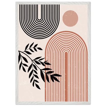 Abstract Arches Minimalist Wall Art - Luxury Art Canvas