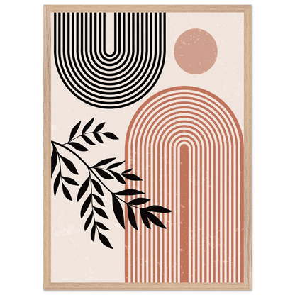 Abstract Arches Minimalist Wall Art - Luxury Art Canvas