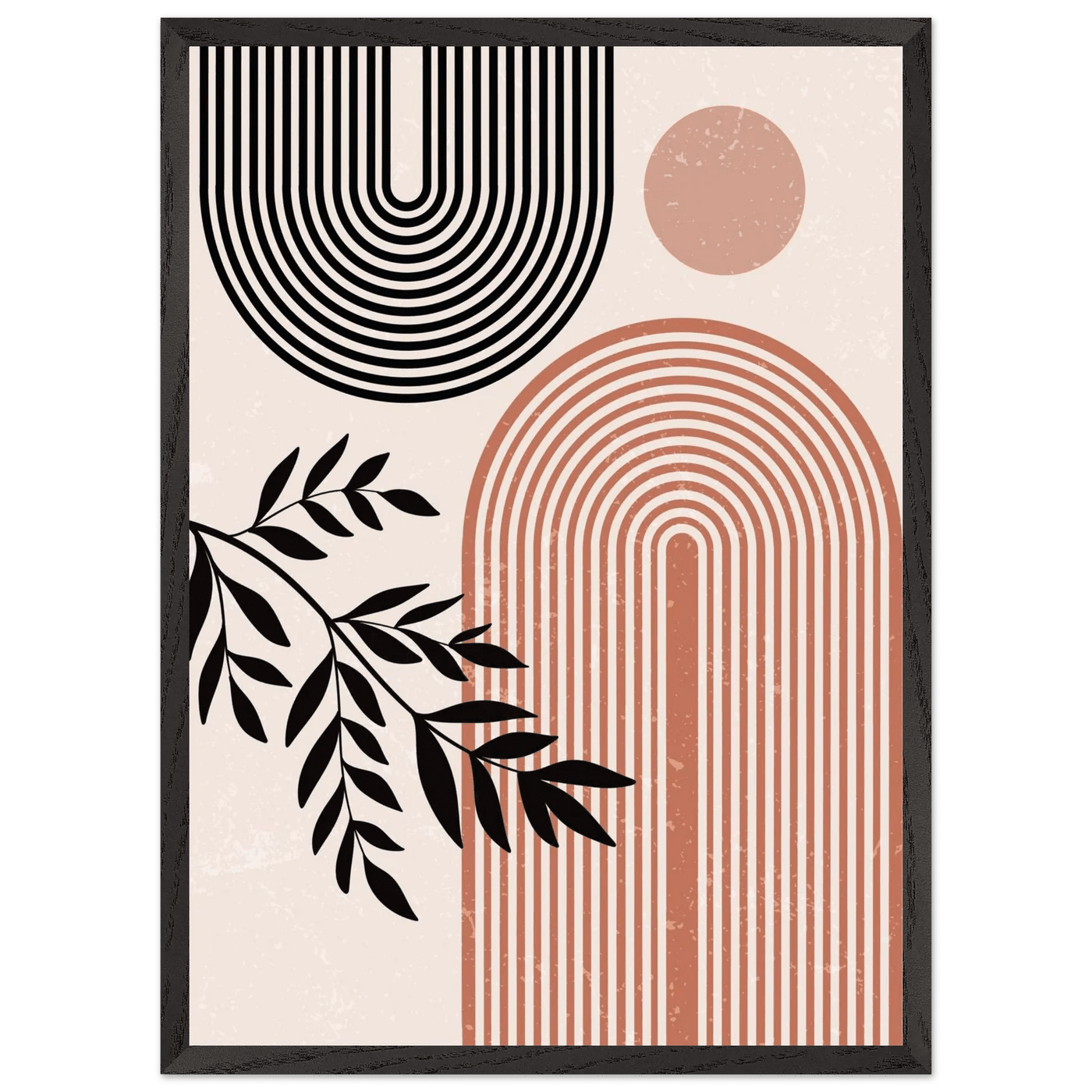 Abstract Arches Minimalist Wall Art - Luxury Art Canvas