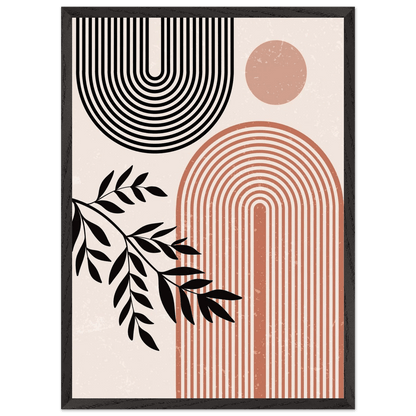 Abstract Arches Minimalist Wall Art - Luxury Art Canvas