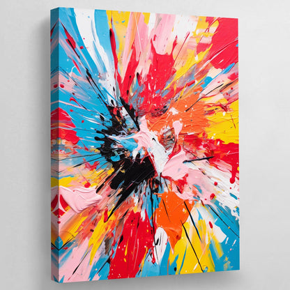 Abstract Color Wall Art - Luxury Art Canvas