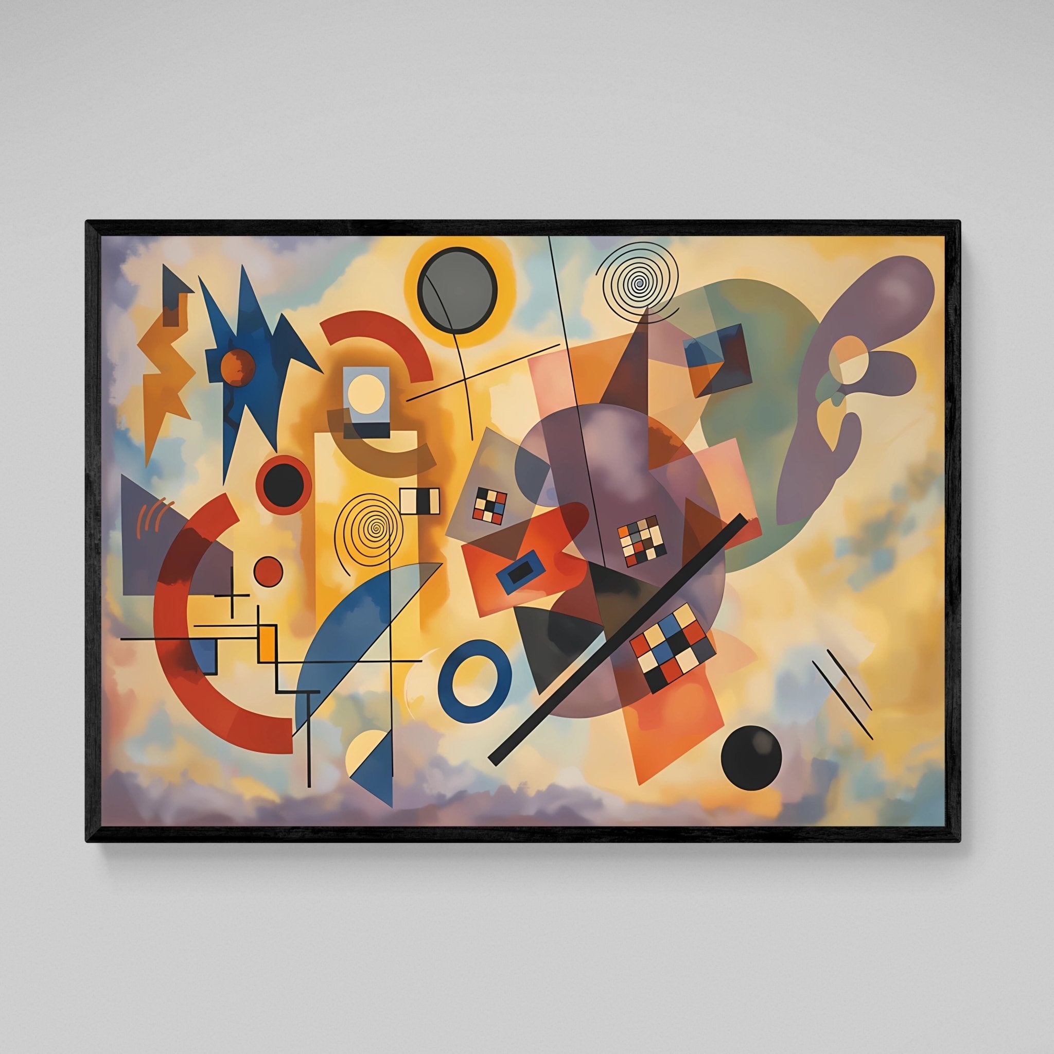 Abstract Geometric Canvas - Luxury Art Canvas
