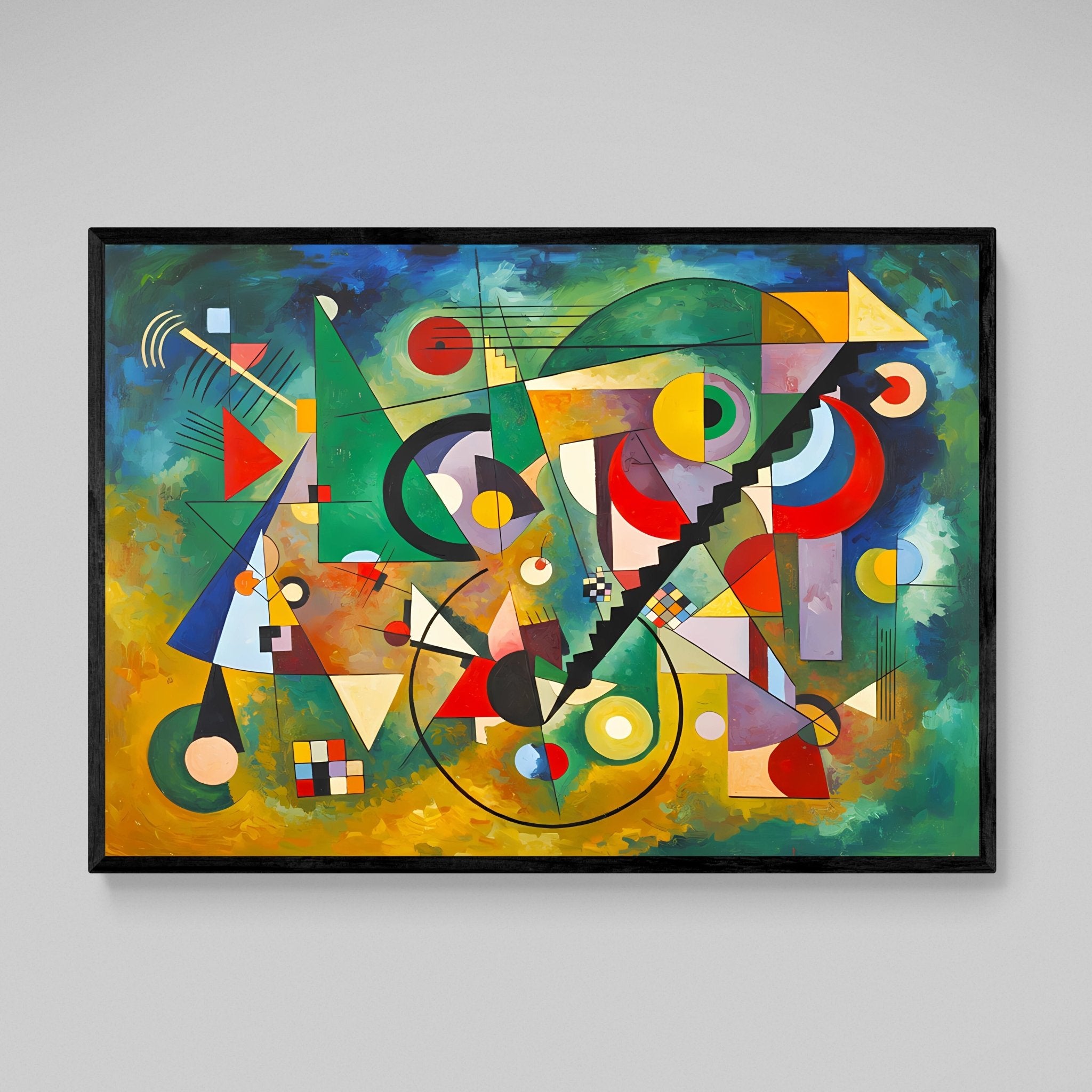 Abstract Geometric Canvas Wall Art - Luxury Art Canvas