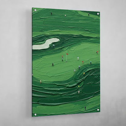 Abstract Golf Canvas Wall Art - Luxury Art Canvas