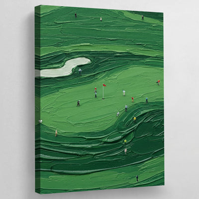 Abstract Golf Canvas Wall Art - Luxury Art Canvas