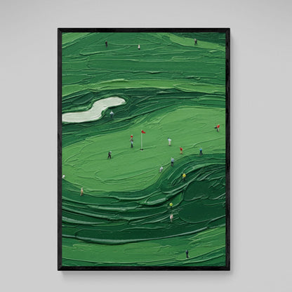 Abstract Golf Canvas Wall Art - Luxury Art Canvas