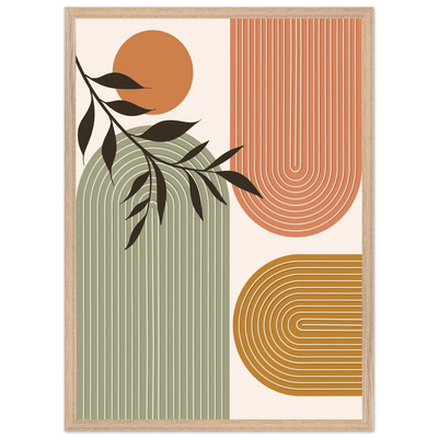 Abstract Shapes Minimalist Wall Art - Luxury Art Canvas