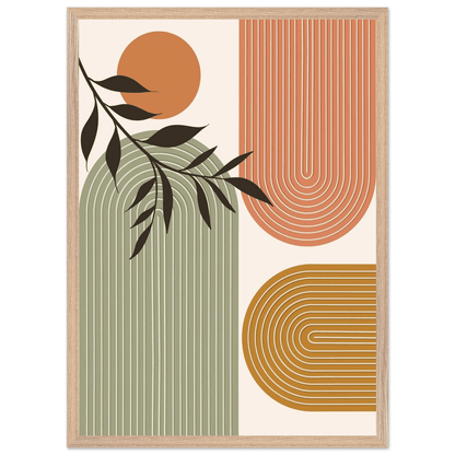 Abstract Shapes Minimalist Wall Art - Luxury Art Canvas