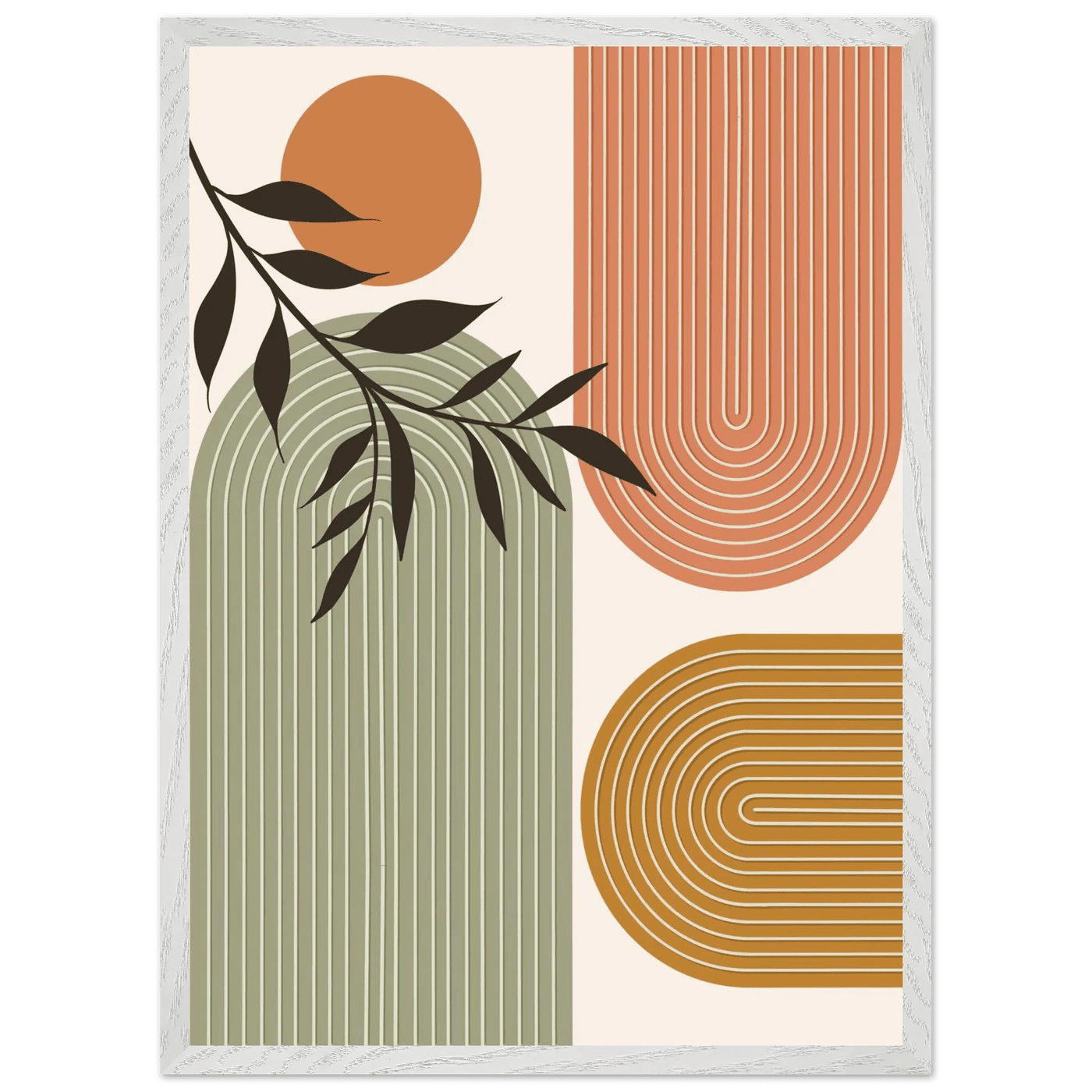 Abstract Shapes Minimalist Wall Art - Luxury Art Canvas