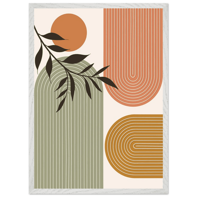 Abstract Shapes Minimalist Wall Art - Luxury Art Canvas