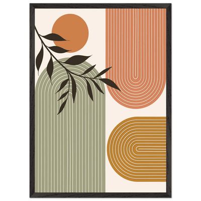 Abstract Shapes Minimalist Wall Art - Luxury Art Canvas