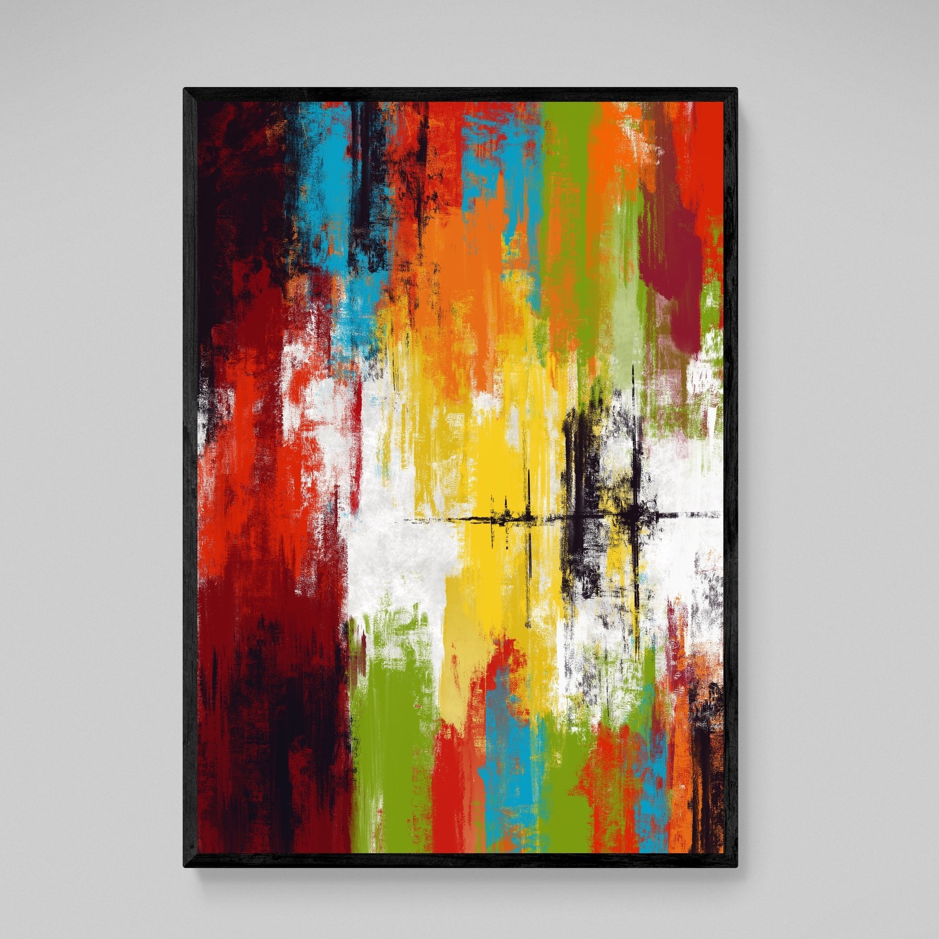 Abstract Wall Art Colorful - Luxury Art Canvas