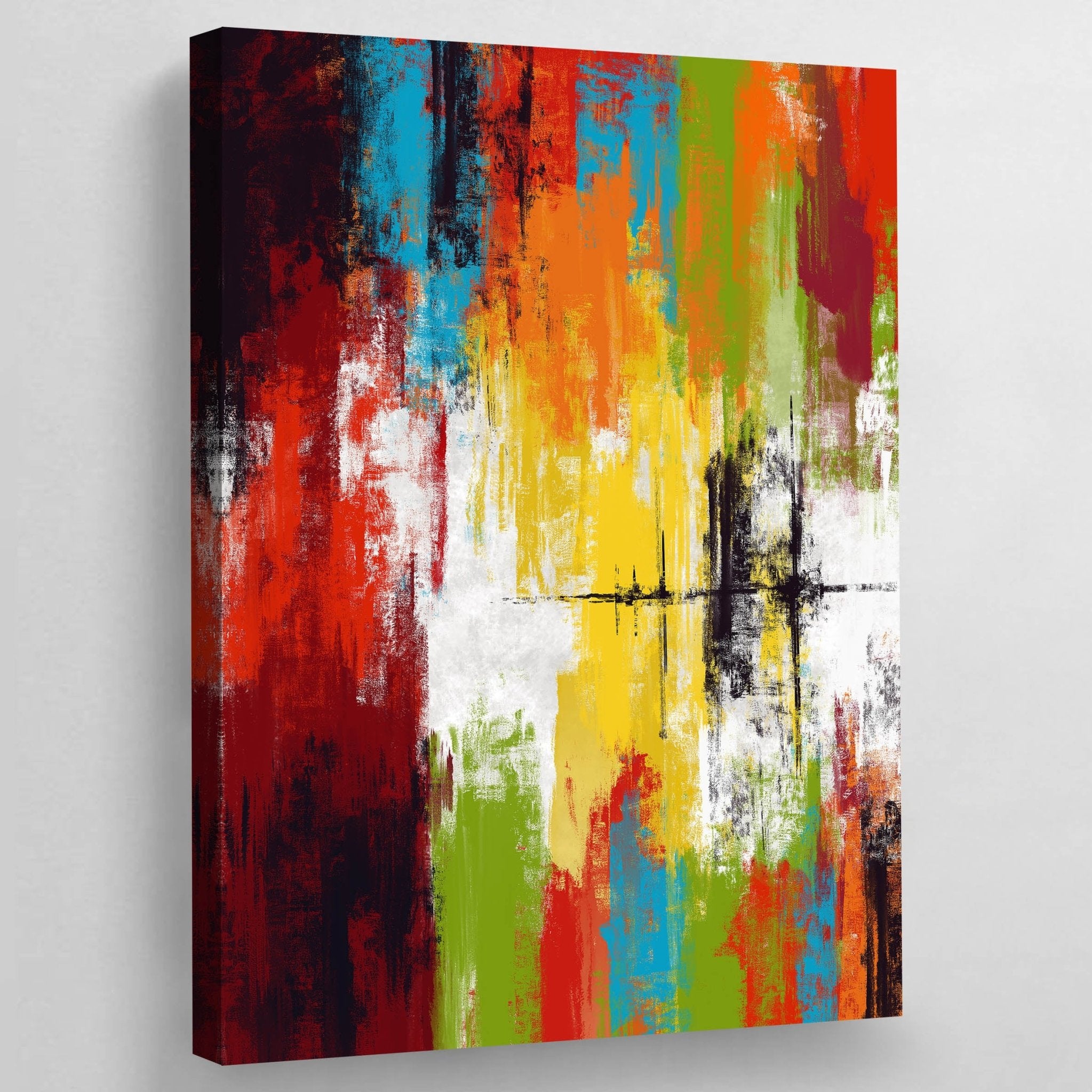 Abstract Wall Art Colorful - Luxury Art Canvas