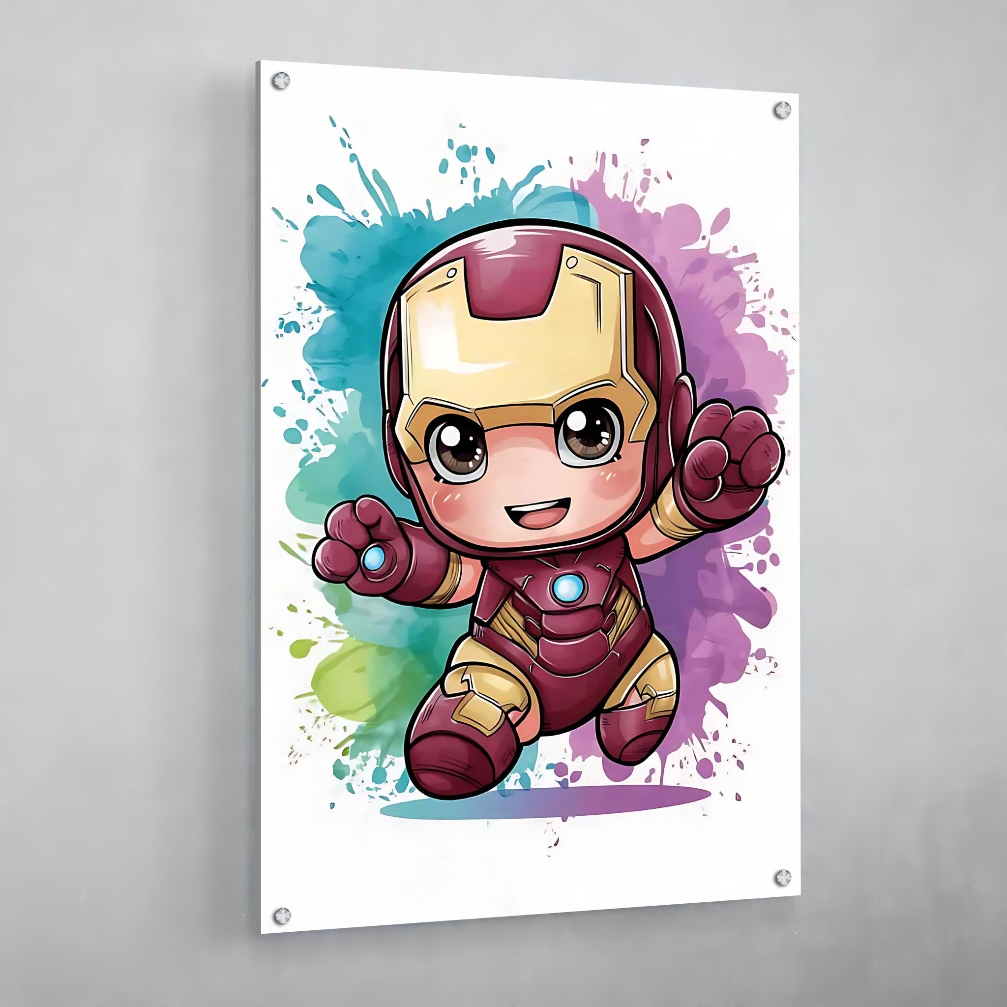 Action Hero Nursery Wall Art - Luxury Art Canvas