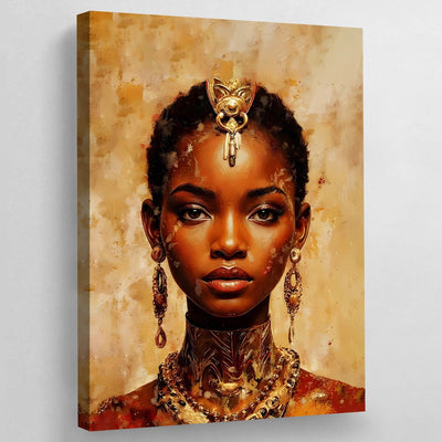 African Abstract Canvas - Luxury Art Canvas