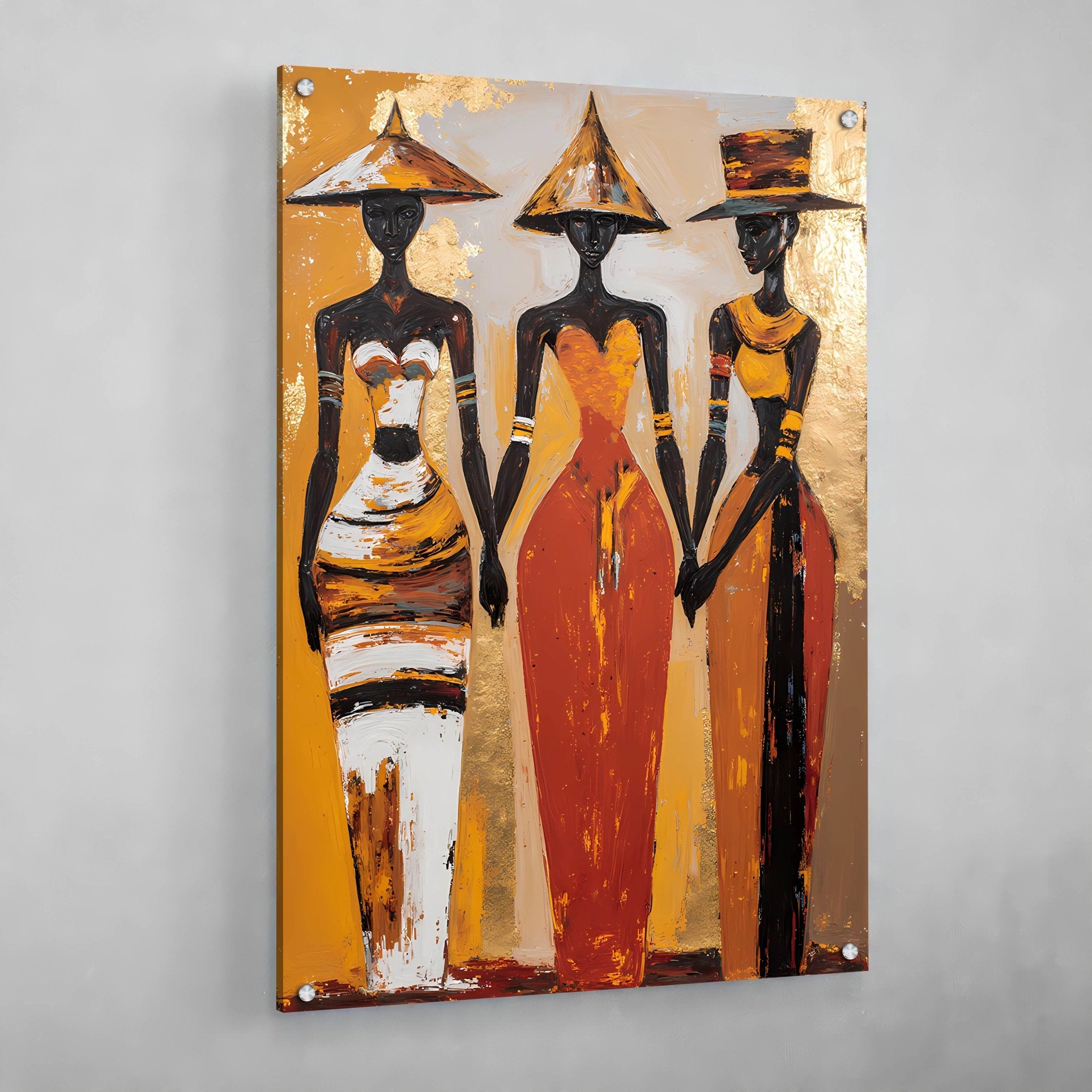 African Abstract Wall Art - Luxury Art Canvas