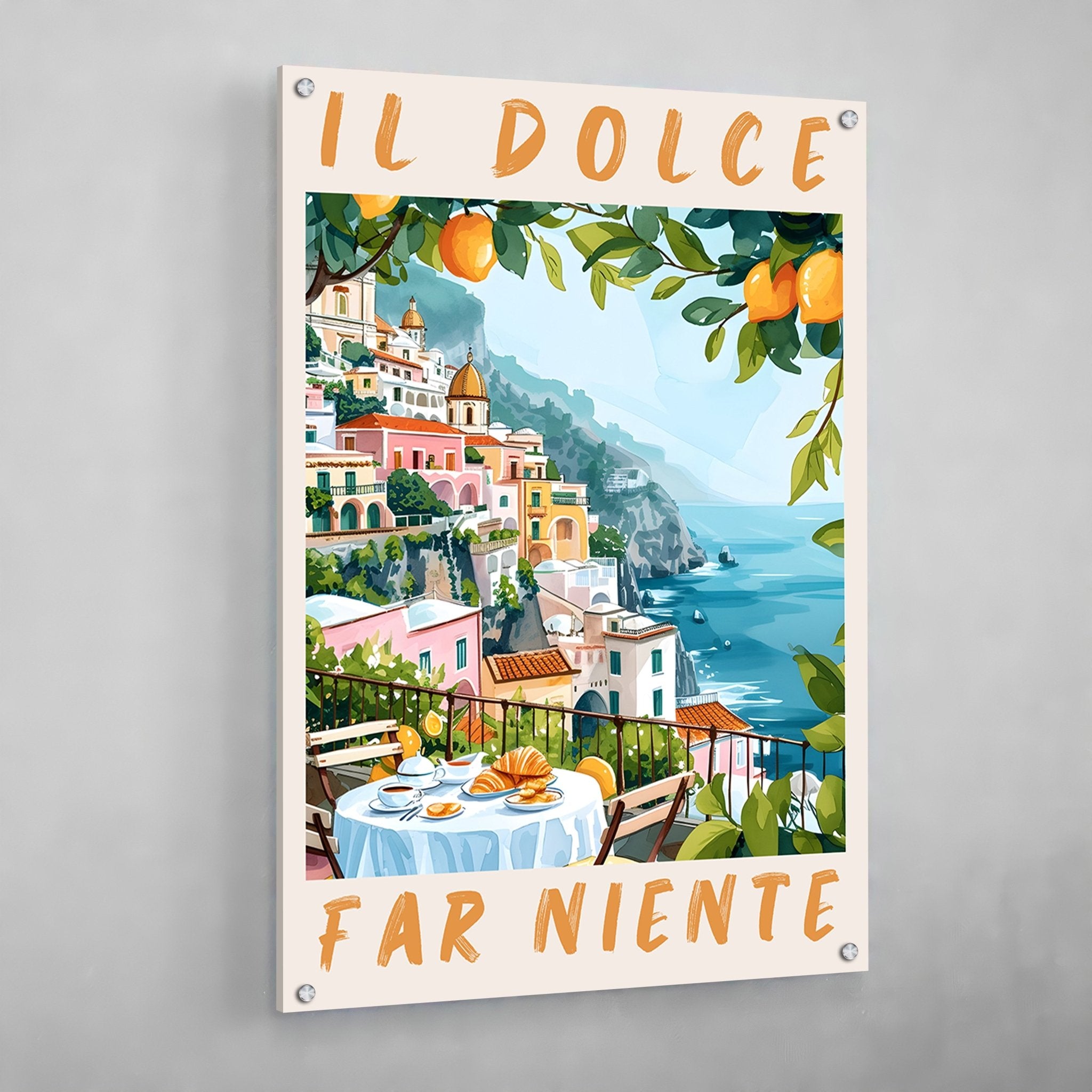 Amalfi Coast Italy Wall Art - Luxury Art Canvas