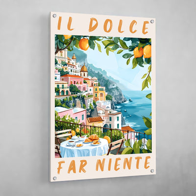 Amalfi Coast Italy Wall Art - Luxury Art Canvas
