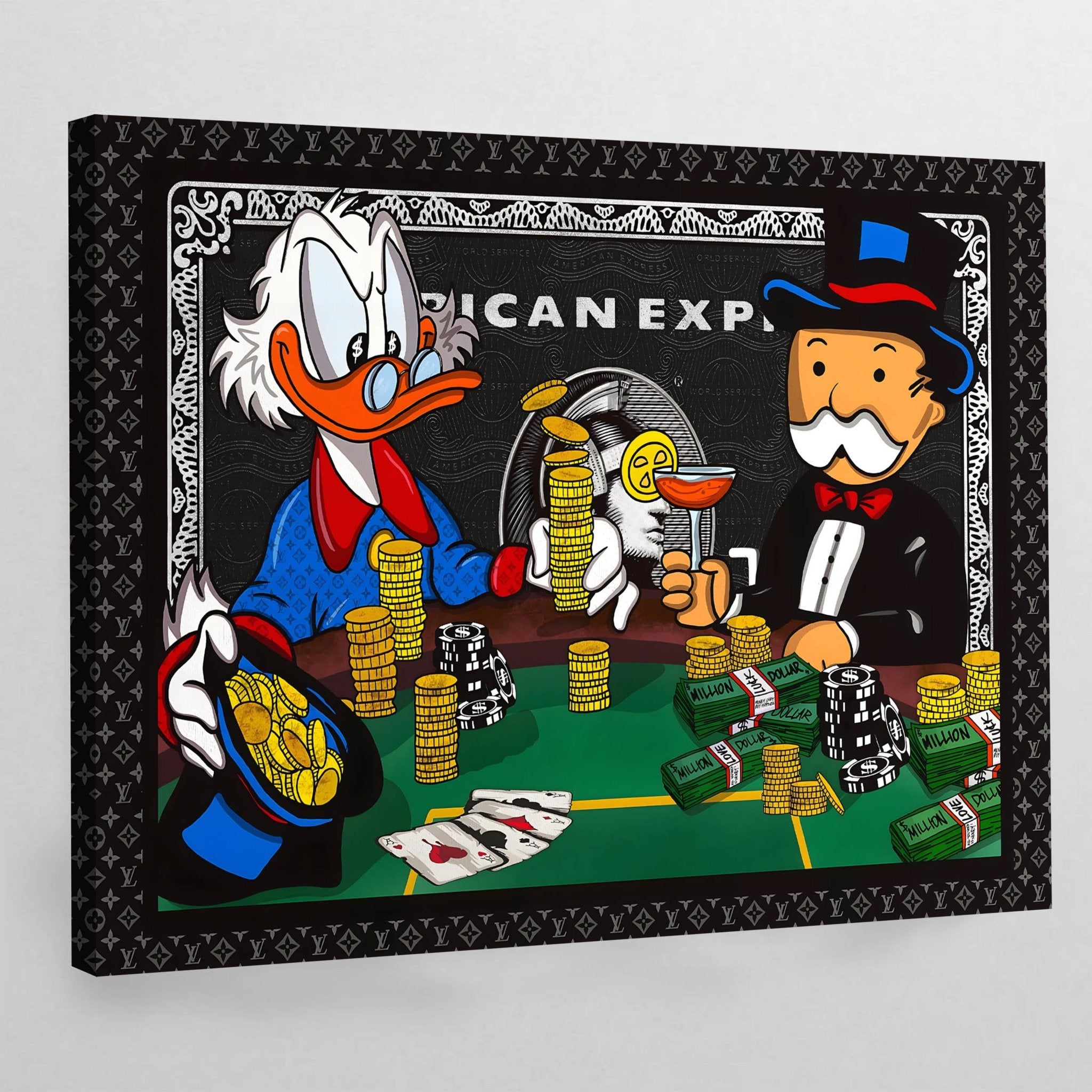 American Express Motivational Canvas Wall Art - Luxury Art Canvas