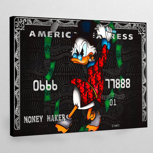 American Express Motivational Wall Art - Luxury Art Canvas