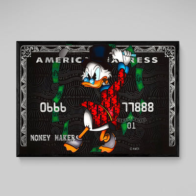 American Express Motivational Wall Art - Luxury Art Canvas