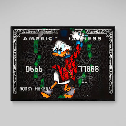 American Express Motivational Wall Art - Luxury Art Canvas