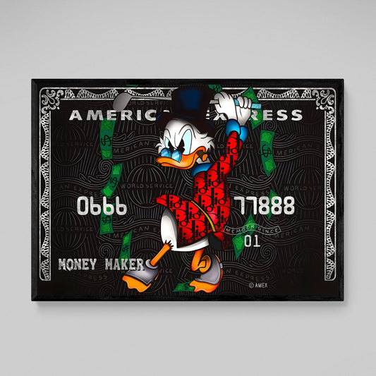 American Express Motivational Wall Art - Luxury Art Canvas