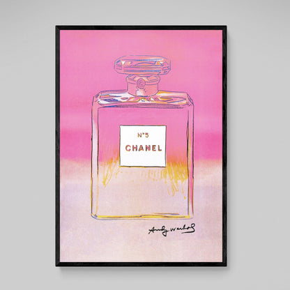 Andy Warhol Chanel Wall Art - Luxury Art Canvas