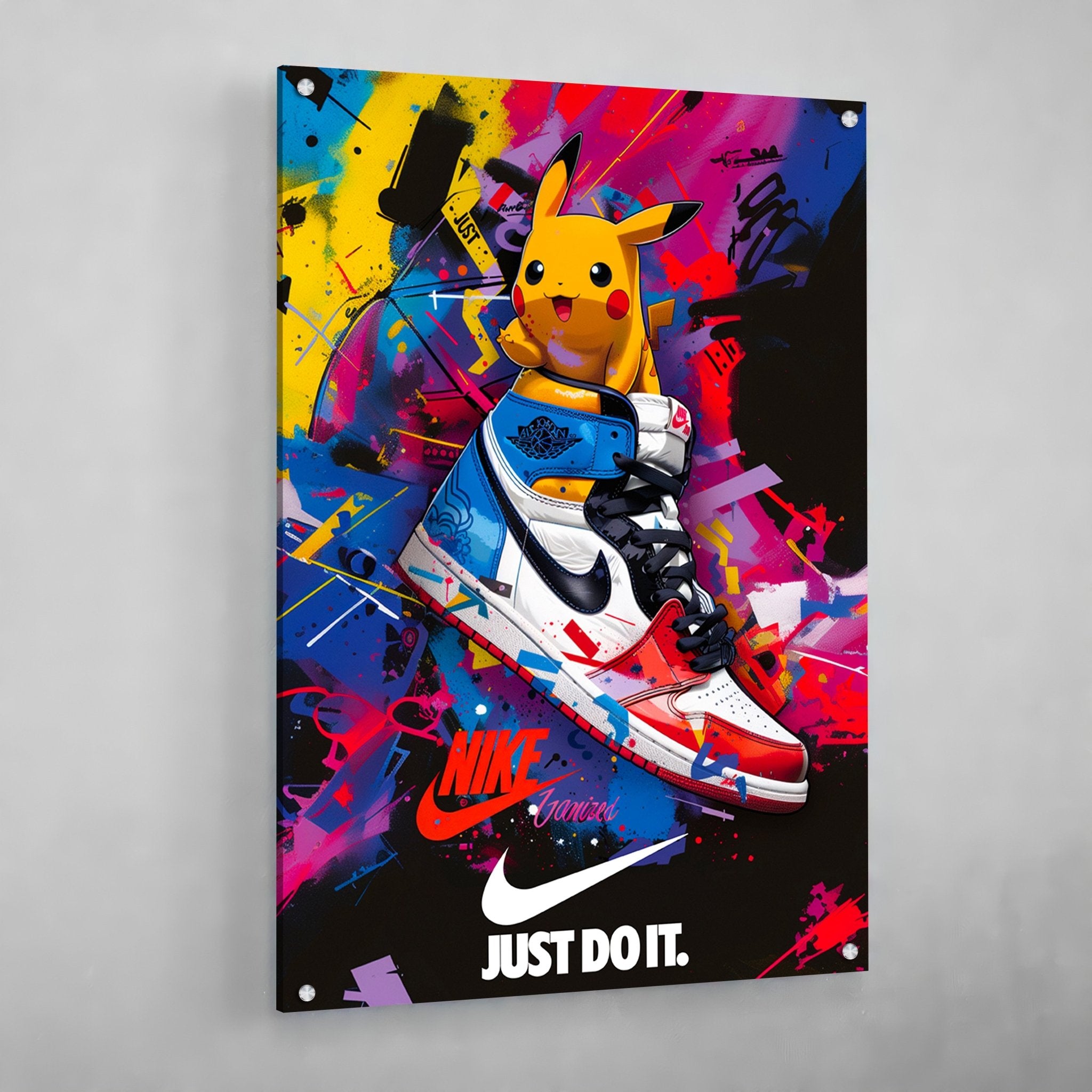 Anime Sneaker Wall Art - Luxury Art Canvas