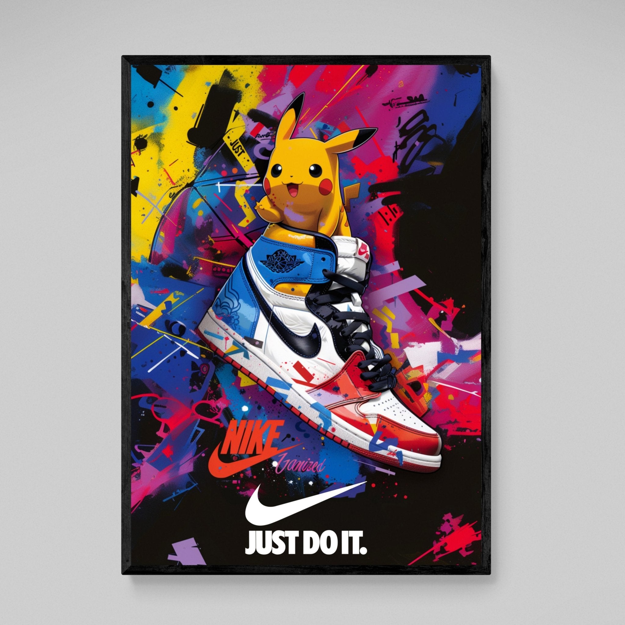 Anime Sneaker Wall Art - Luxury Art Canvas