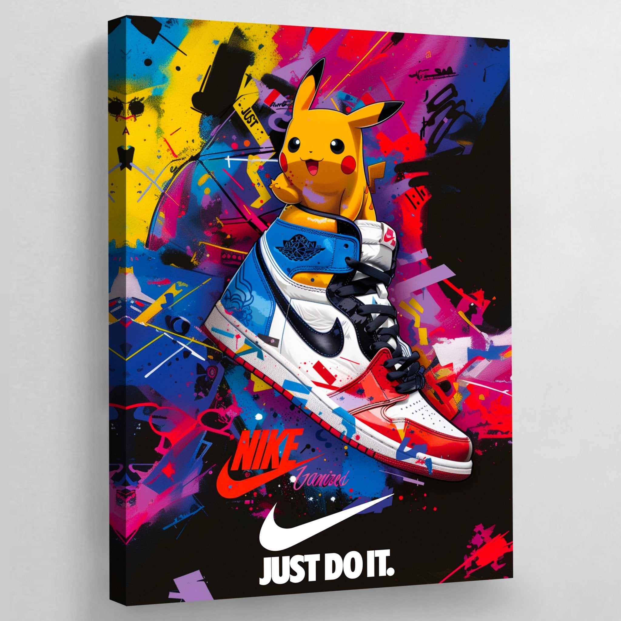 Anime Sneaker Wall Art - Luxury Art Canvas