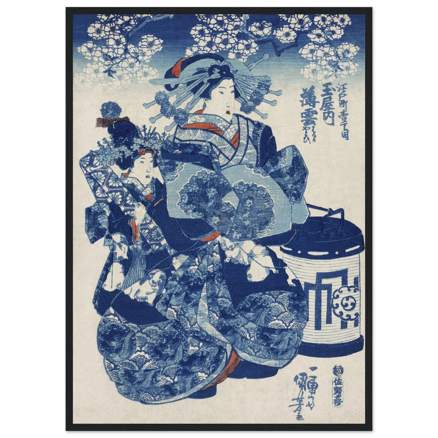 Antique Japanese Wall Art - Luxury Art Canvas