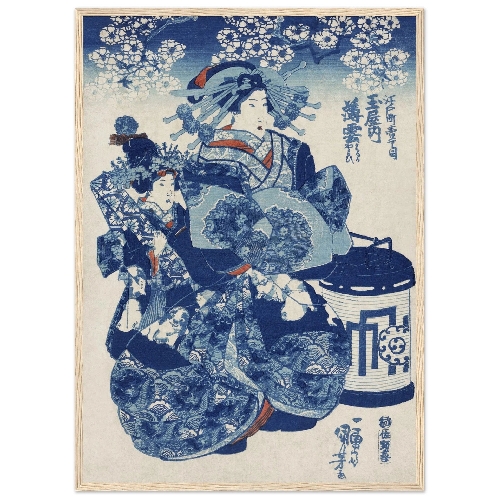 Antique Japanese Wall Art | Luxury Art Canvas