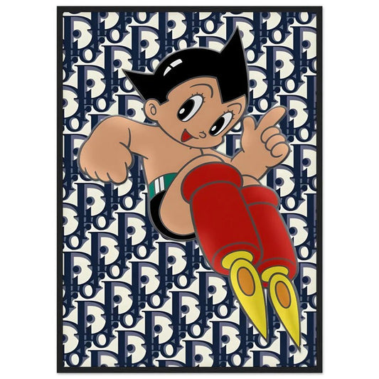 Astro Boy Dior Wall Art - Luxury Art Canvas