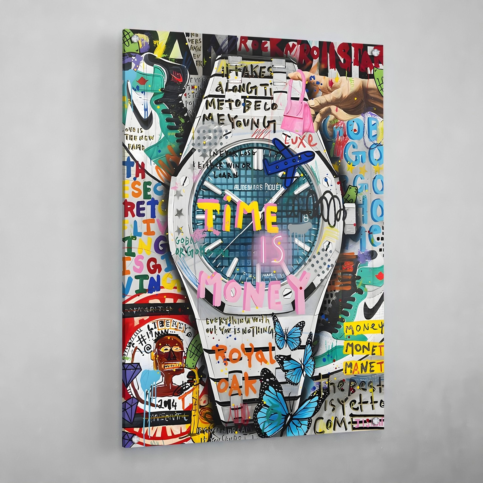 Audemars Piguet Graffiti Wall Art - Luxury Art Canvas