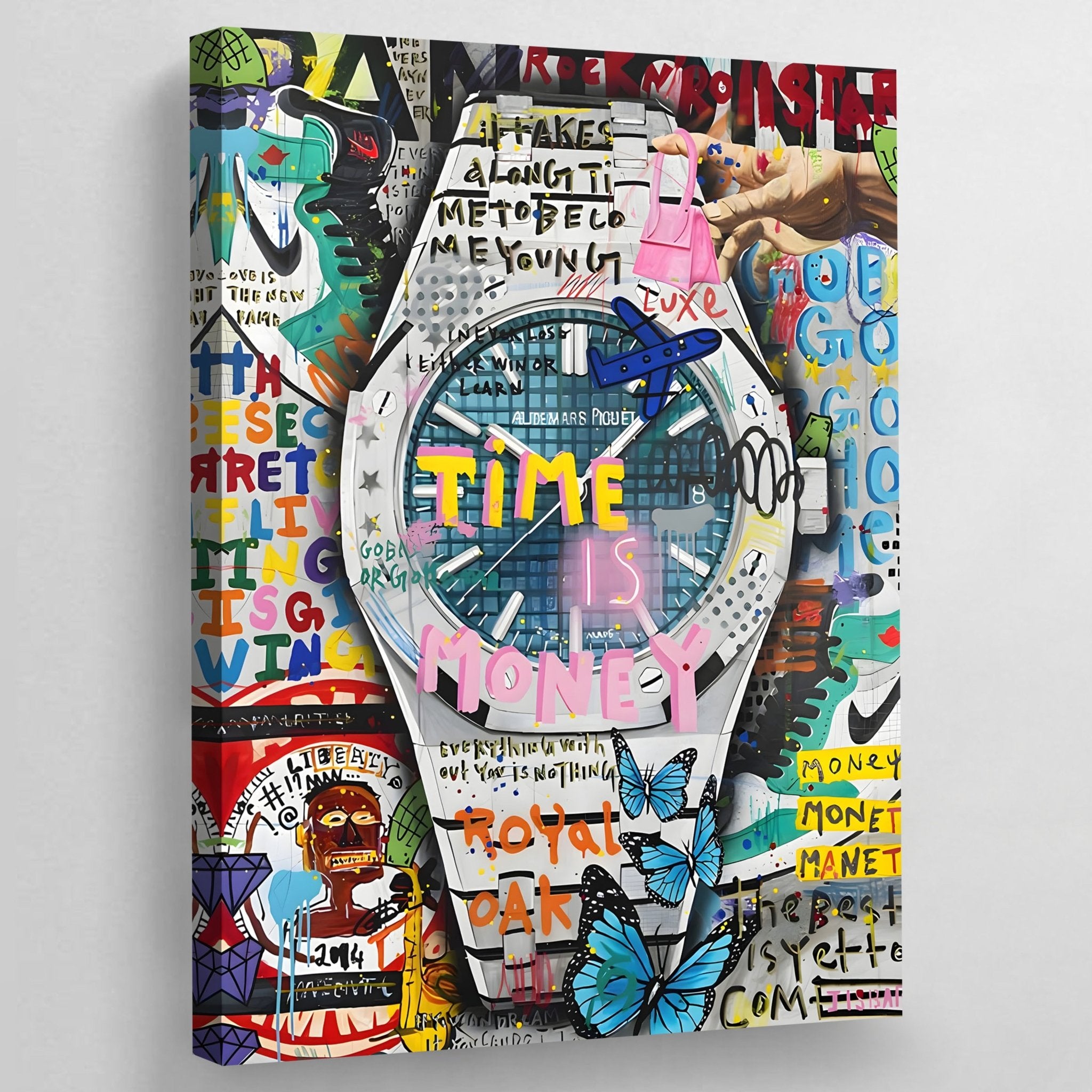 Audemars Piguet Graffiti Wall Art - Luxury Art Canvas