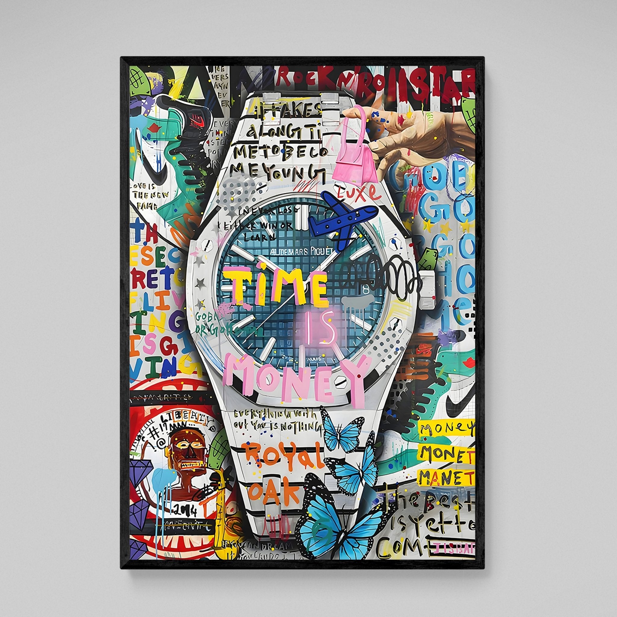 Audemars Piguet Graffiti Wall Art - Luxury Art Canvas