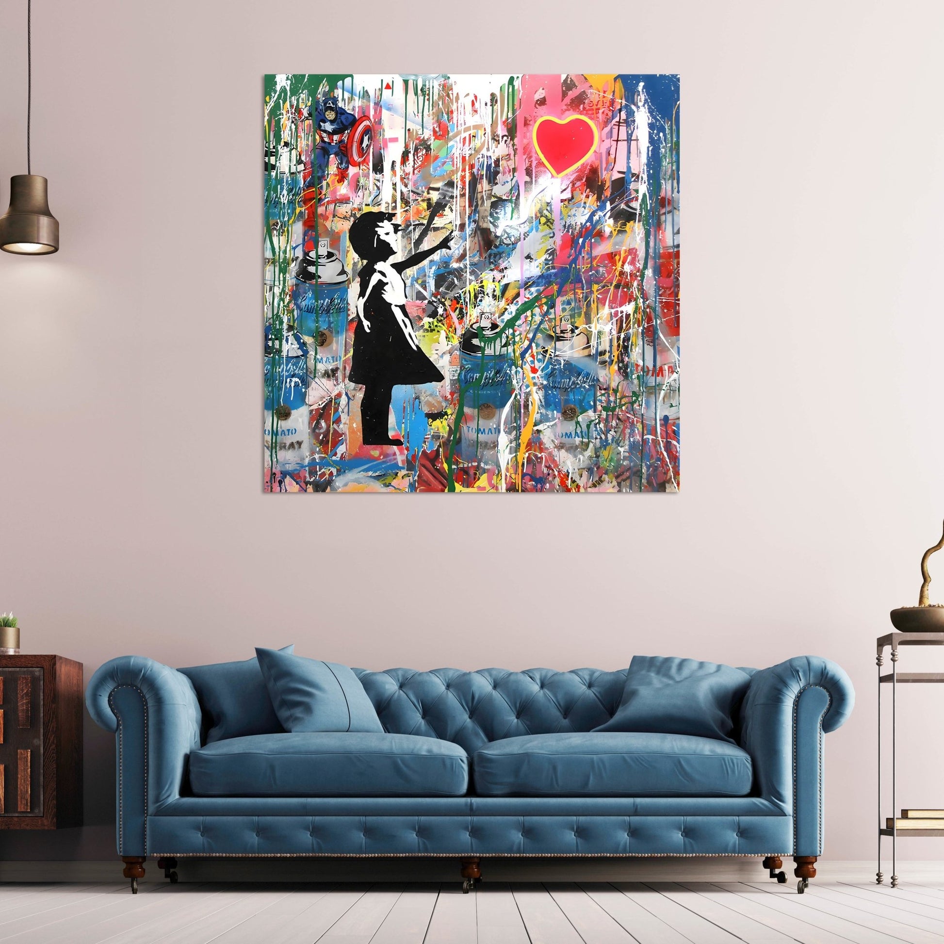 Banksy Balloon Girl Wall Art - Luxury Art Canvas