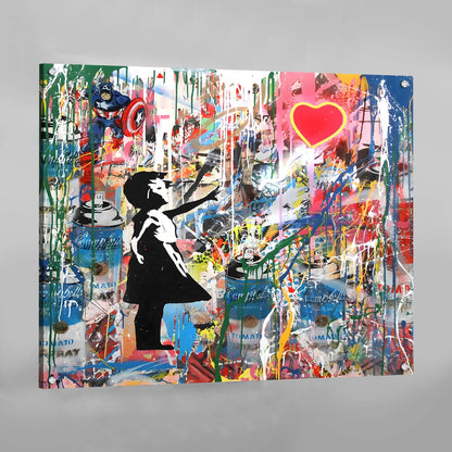 Banksy Balloon Girl Wall Art - Luxury Art Canvas