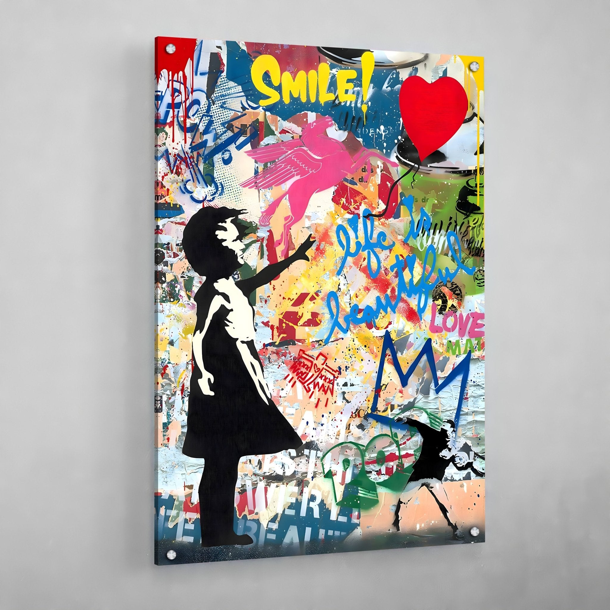 Banksy Girl With Balloon Canvas - Luxury Art Canvas
