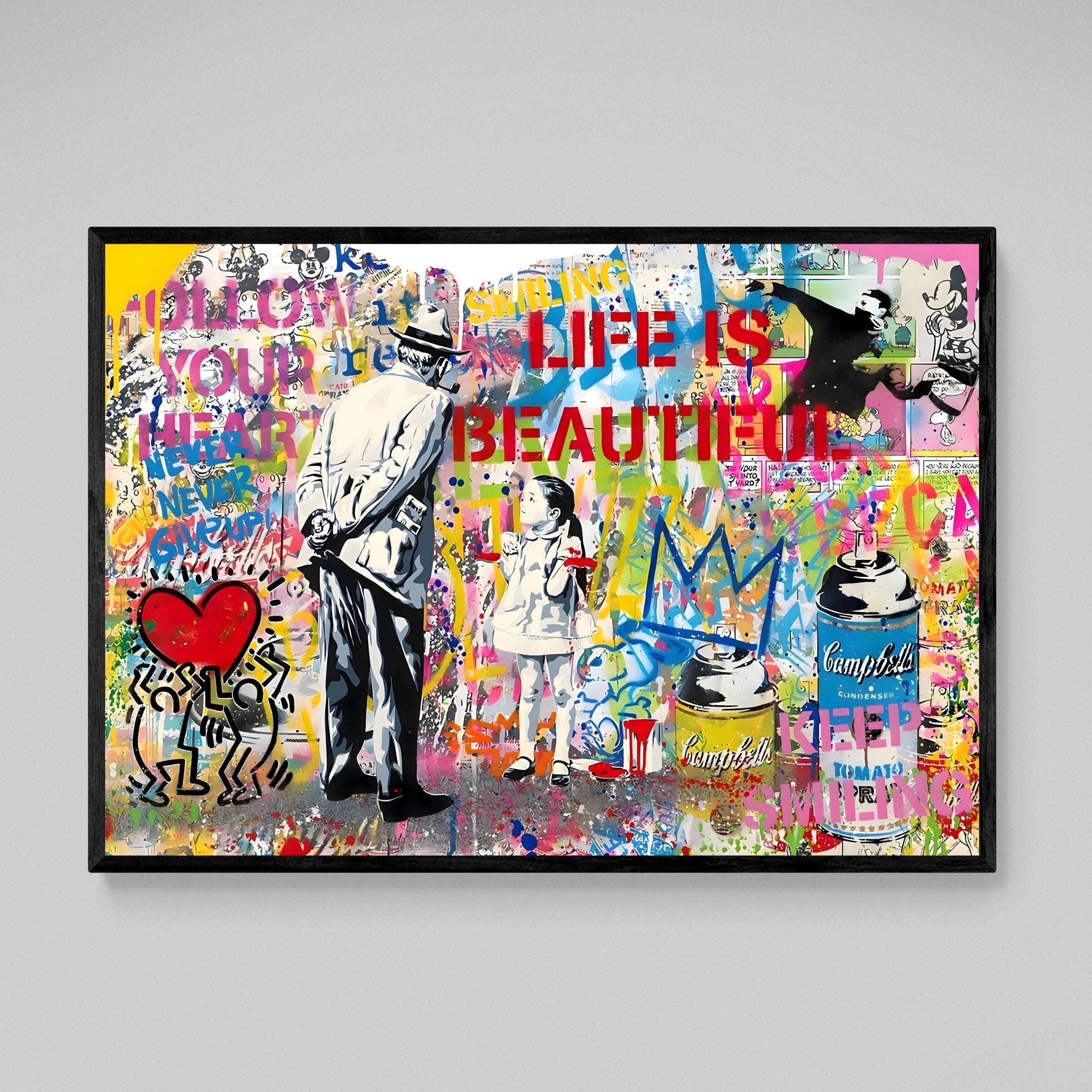 Banksy Graffiti Canvas Wall Art - Luxury Art Canvas