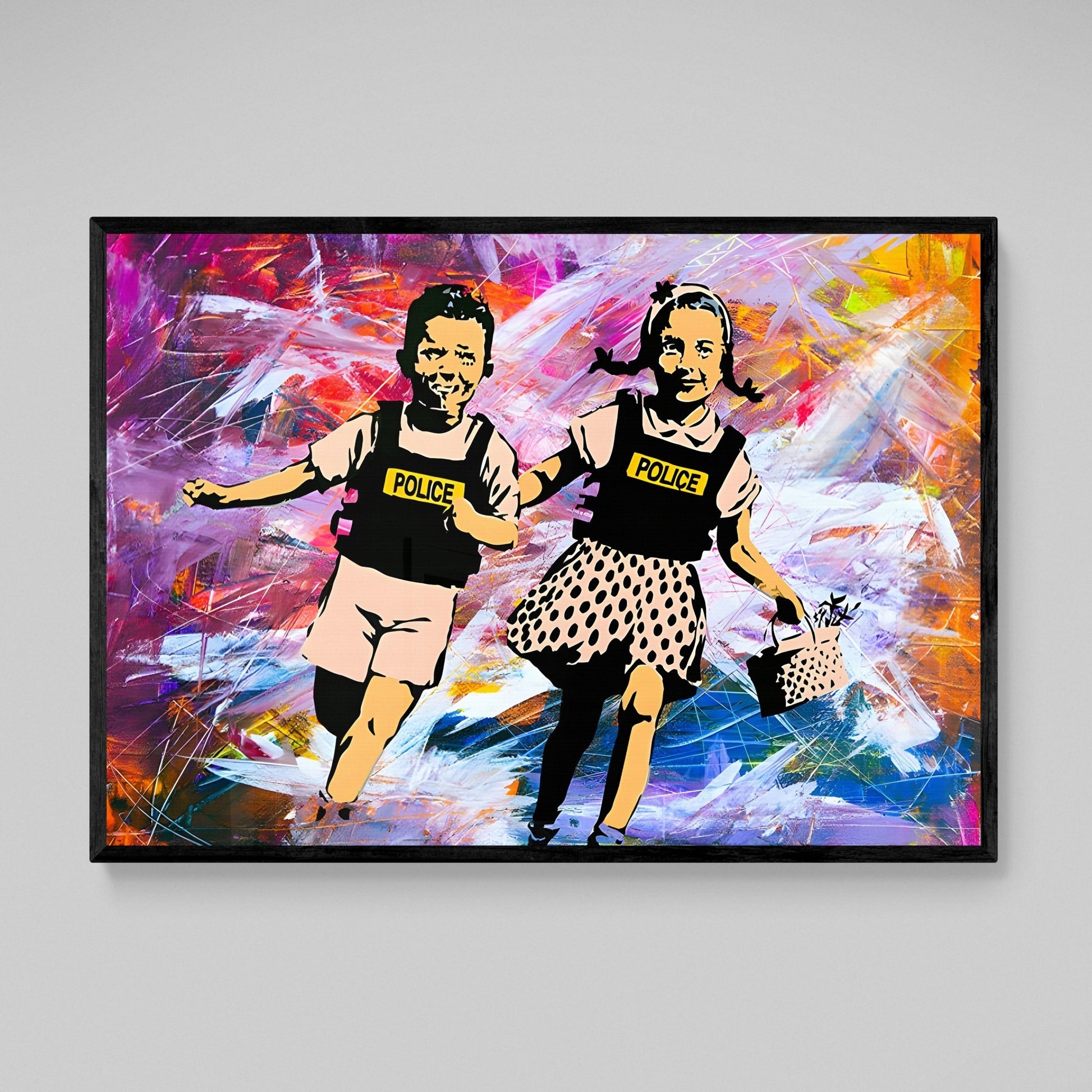 Banksy Jack And Jill Wall Art - Luxury Art Canvas