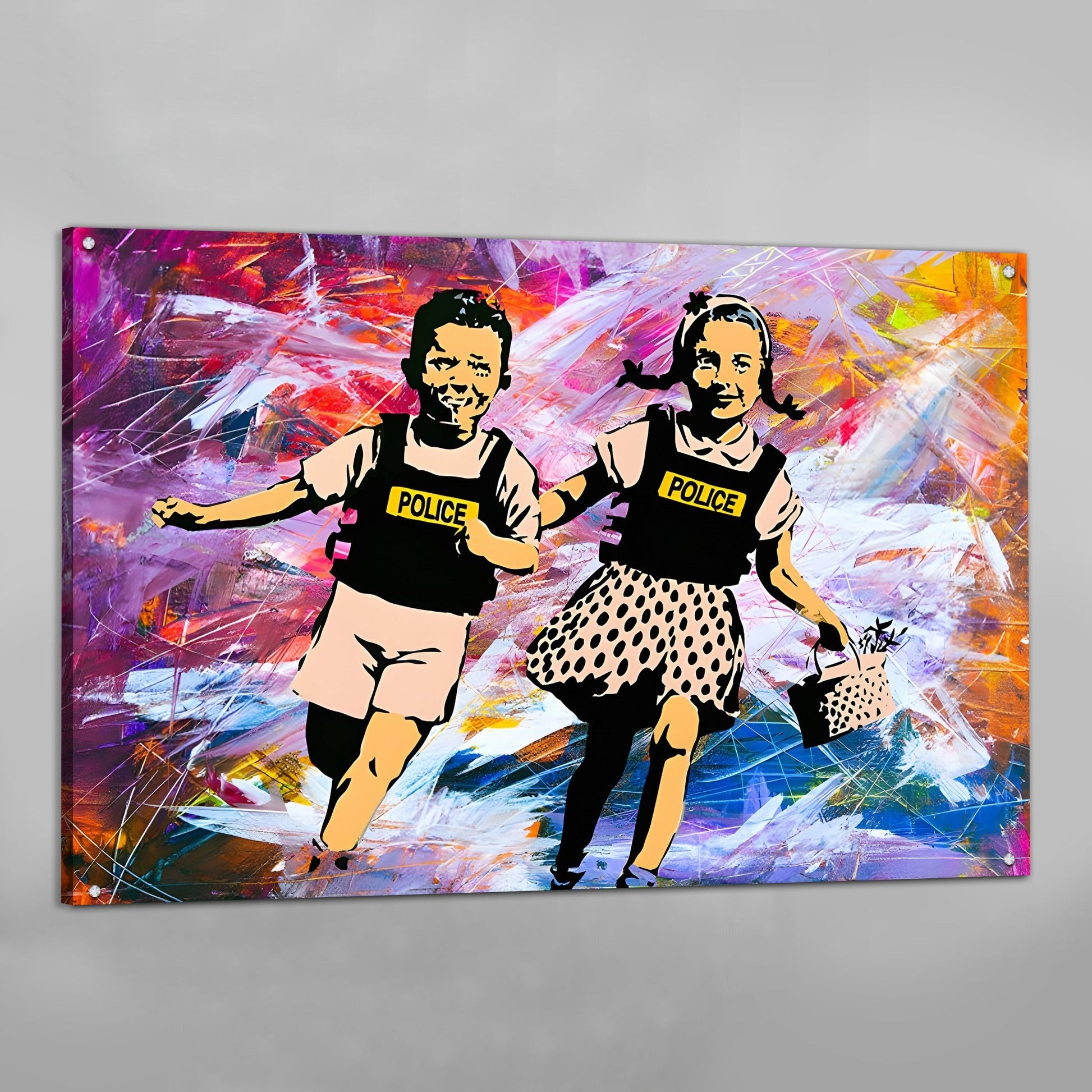 Banksy Jack And Jill Wall Art - Luxury Art Canvas